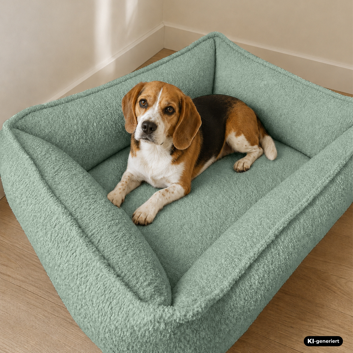Samtpfote orthopädisches Hundebett Bouclé
