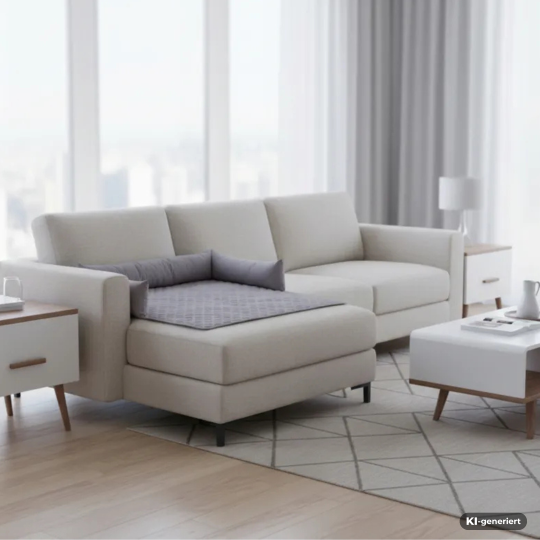 Kunert Hunde- und Katzenbett/ Schutzmatte für Bett und Sofa - 75 x 75 x 10 cm