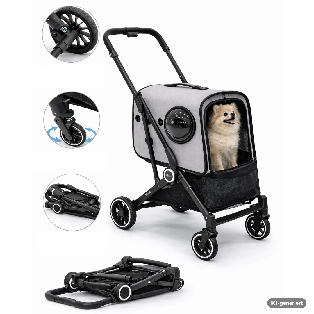 KUNERT 2-in-1 Hundebuggy und Katzenwagen Muxi