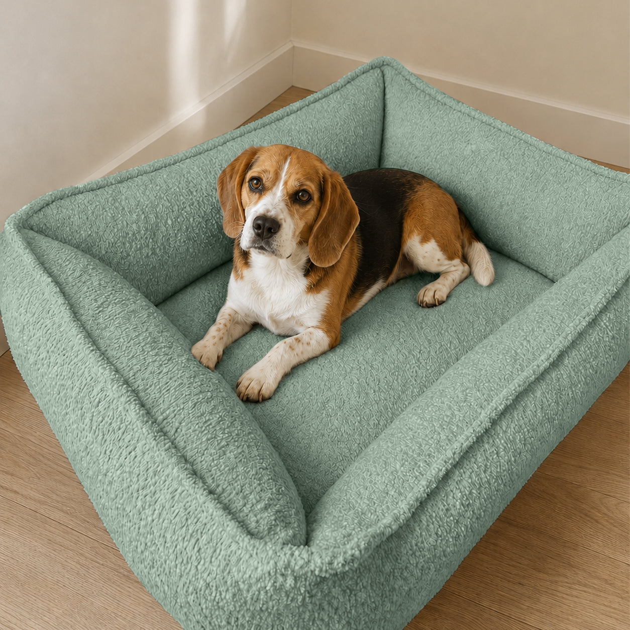 Die kleine Samtpfote Hundebett Boucle Bloster