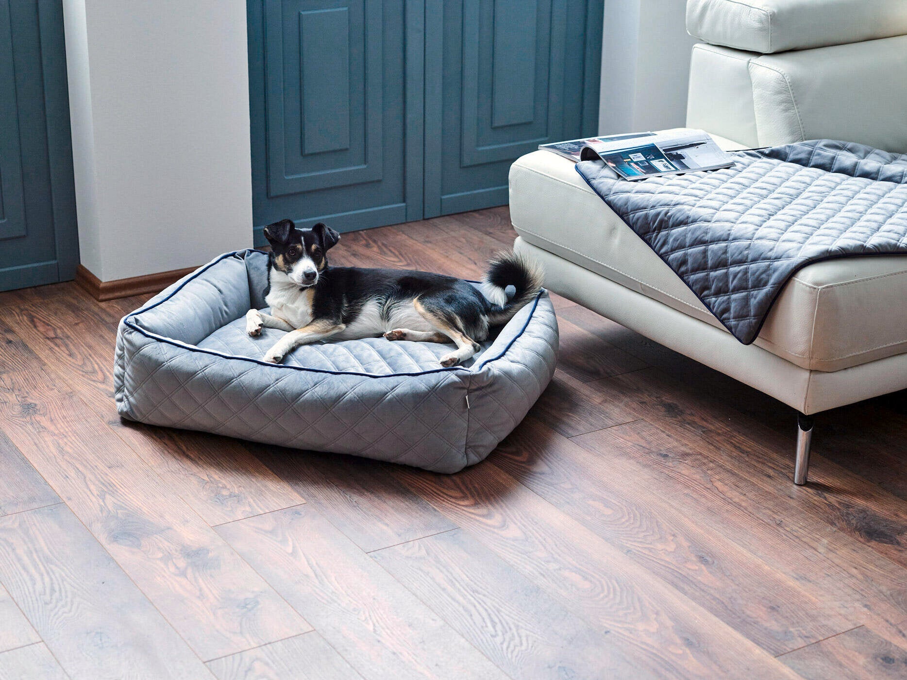 Laboni Hundebett OXFORD - Grey