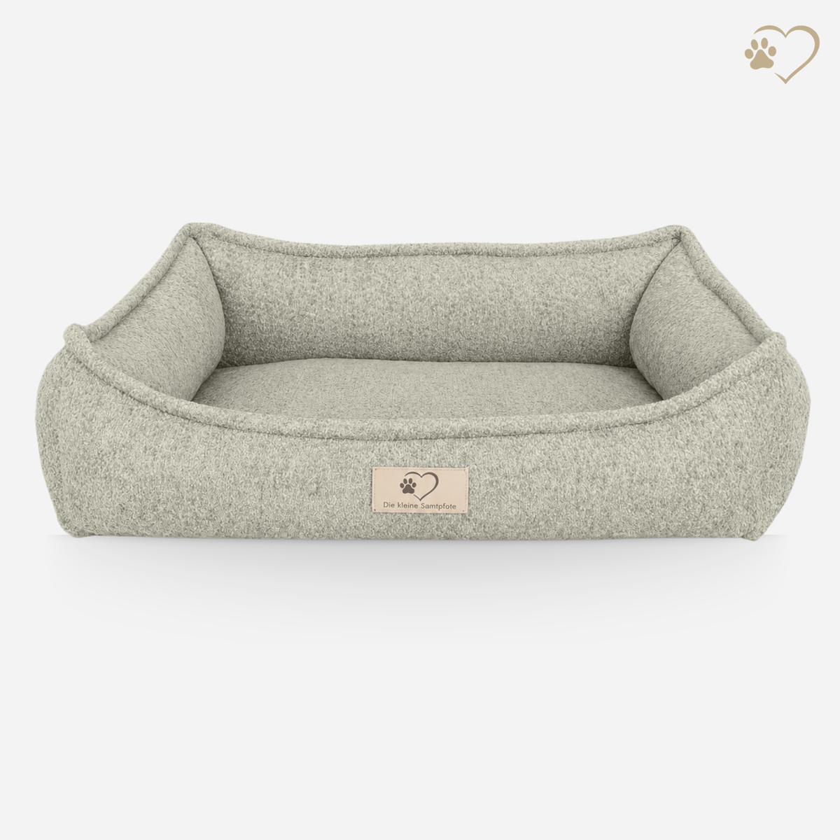 Samtpfote orthopädisches Hundebett Bouclé