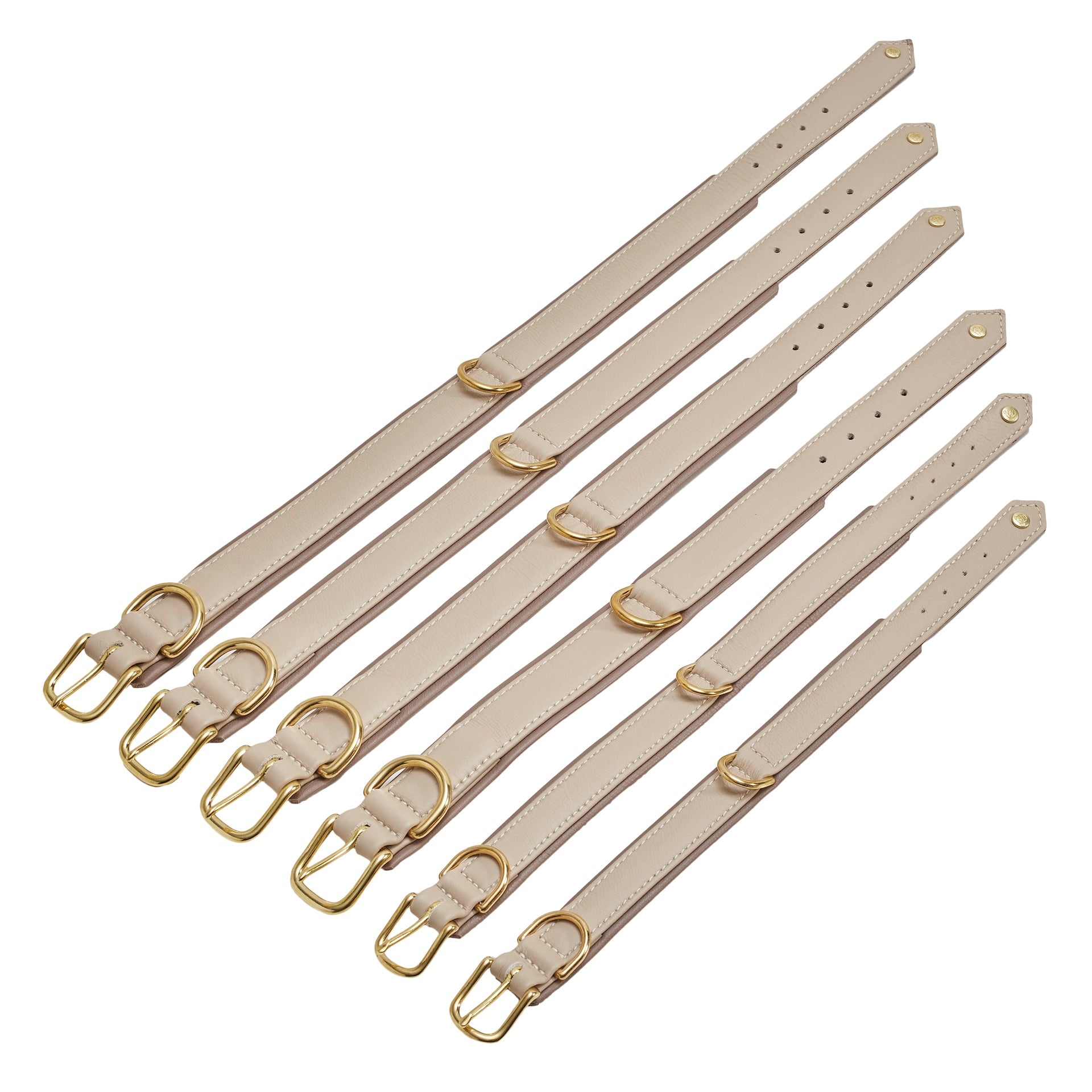 LABONI Amici Ivory - Stilvolles Nappa-Halsband