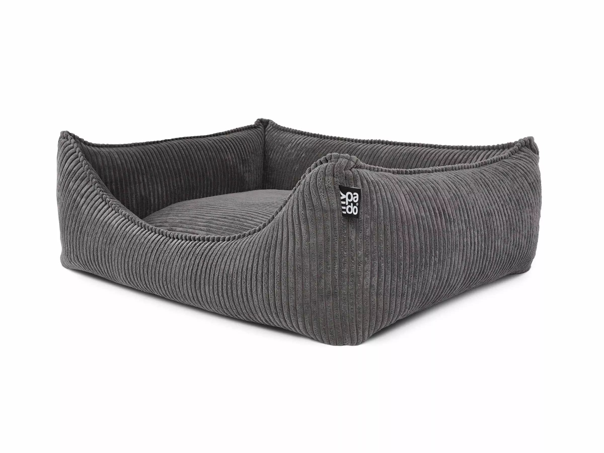 mypado Hundebett Dreamer Cord 90x70 cm Visco - Anthrazit