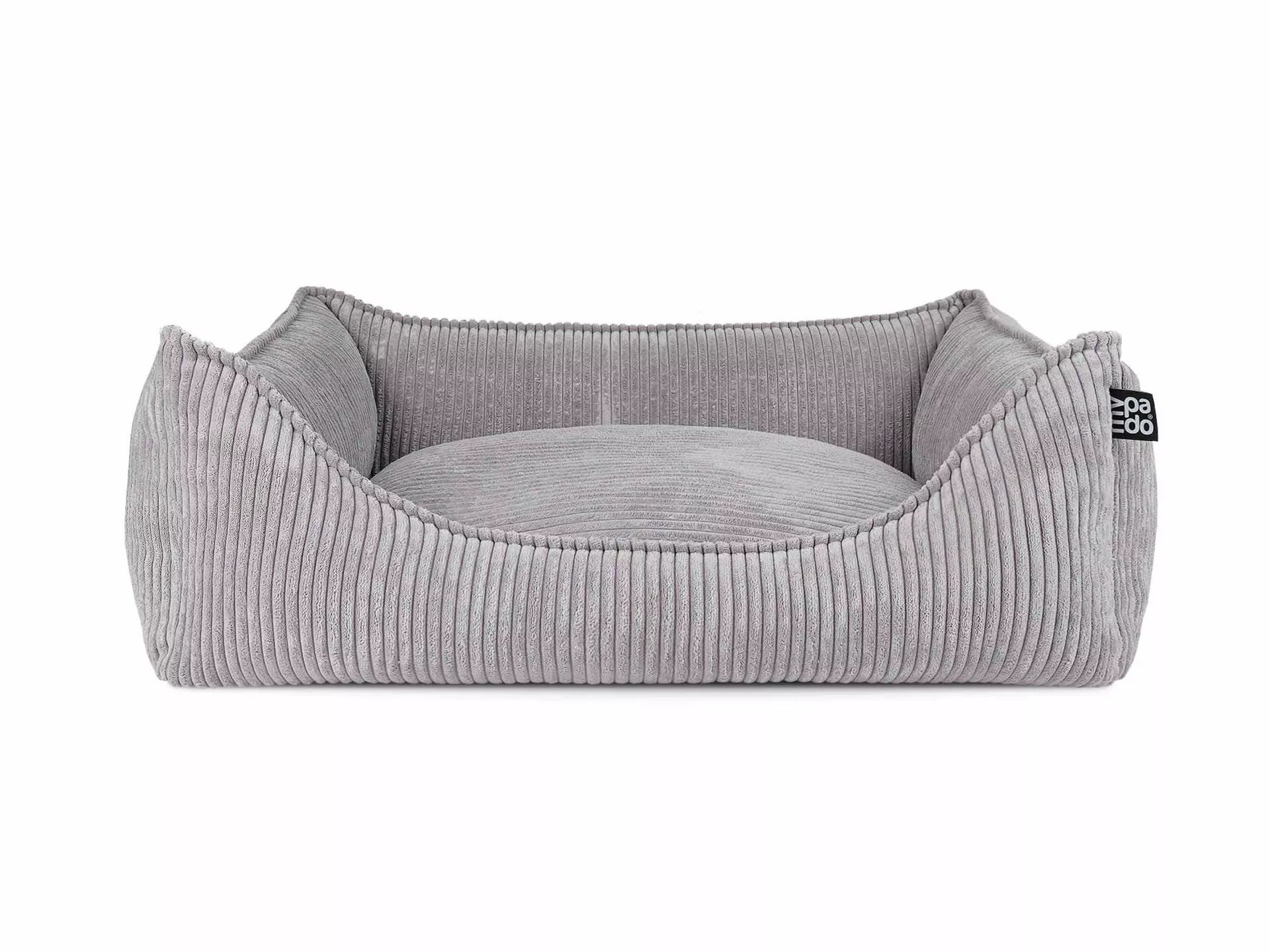 mypado Hundebett Dreamer Cord 90x70 cm - Grau