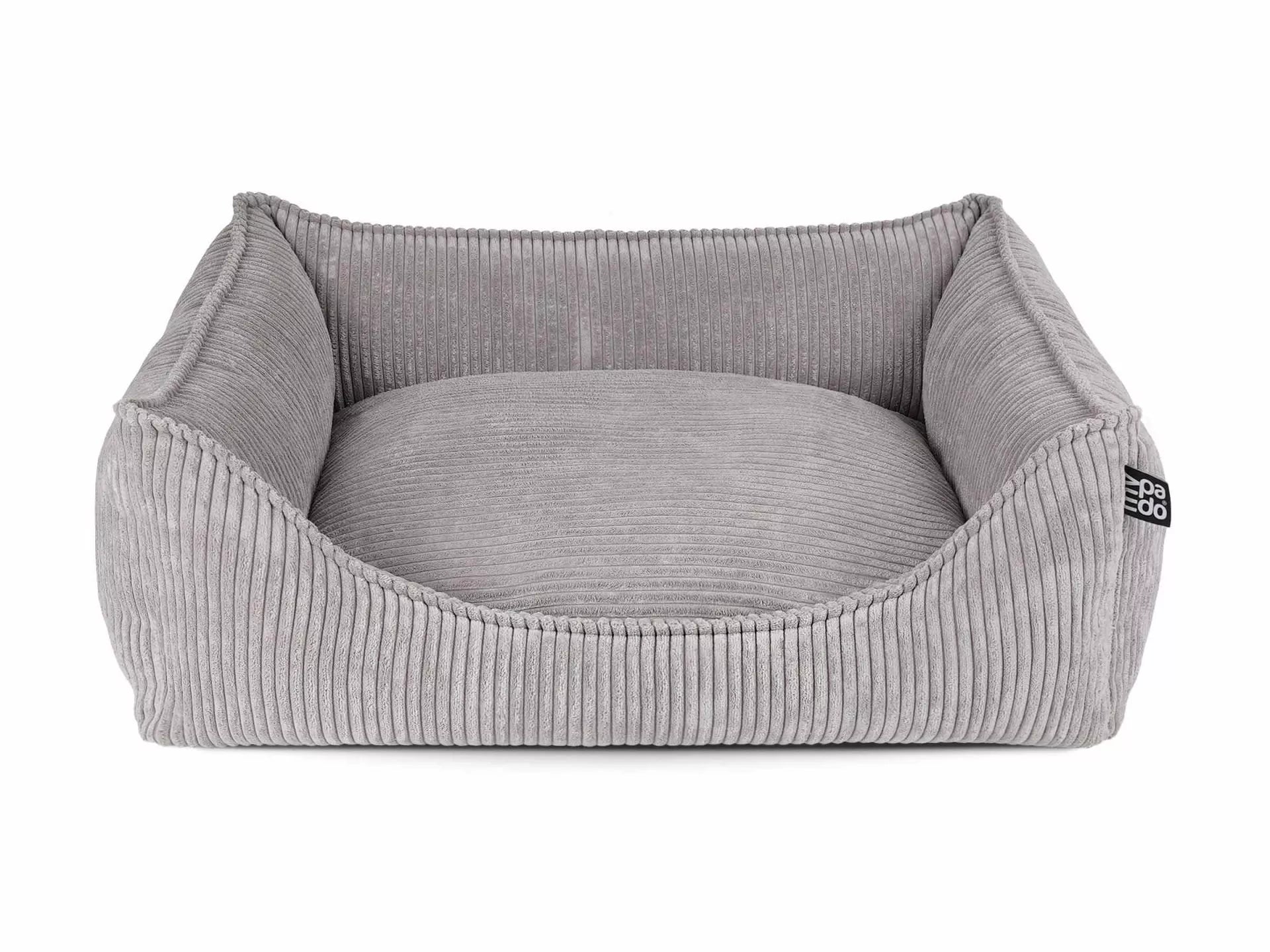 mypado Hundebett Dreamer Cord 90x70 cm - Grau