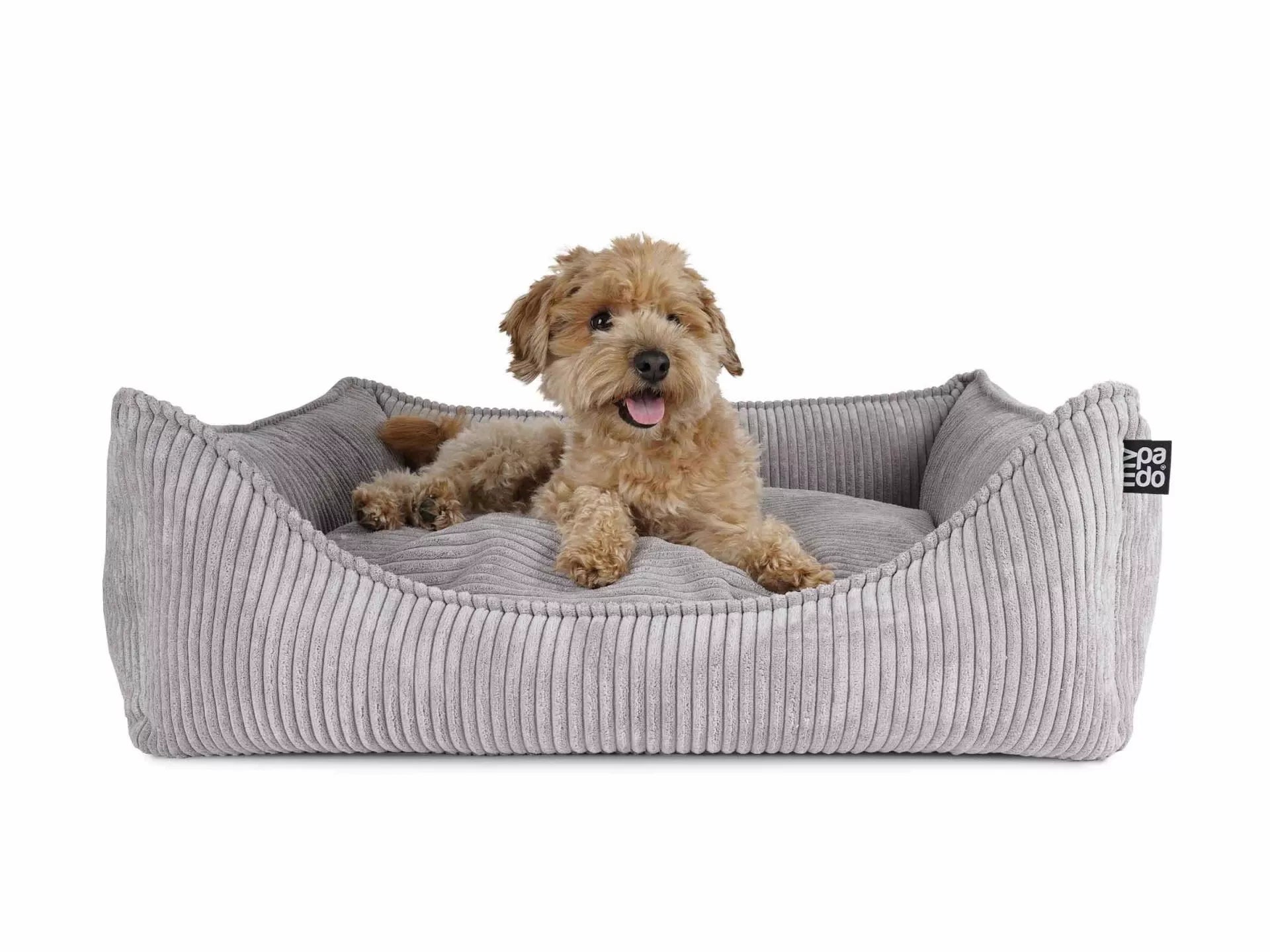 mypado Hundebett Dreamer Cord 90x70 cm - Grau