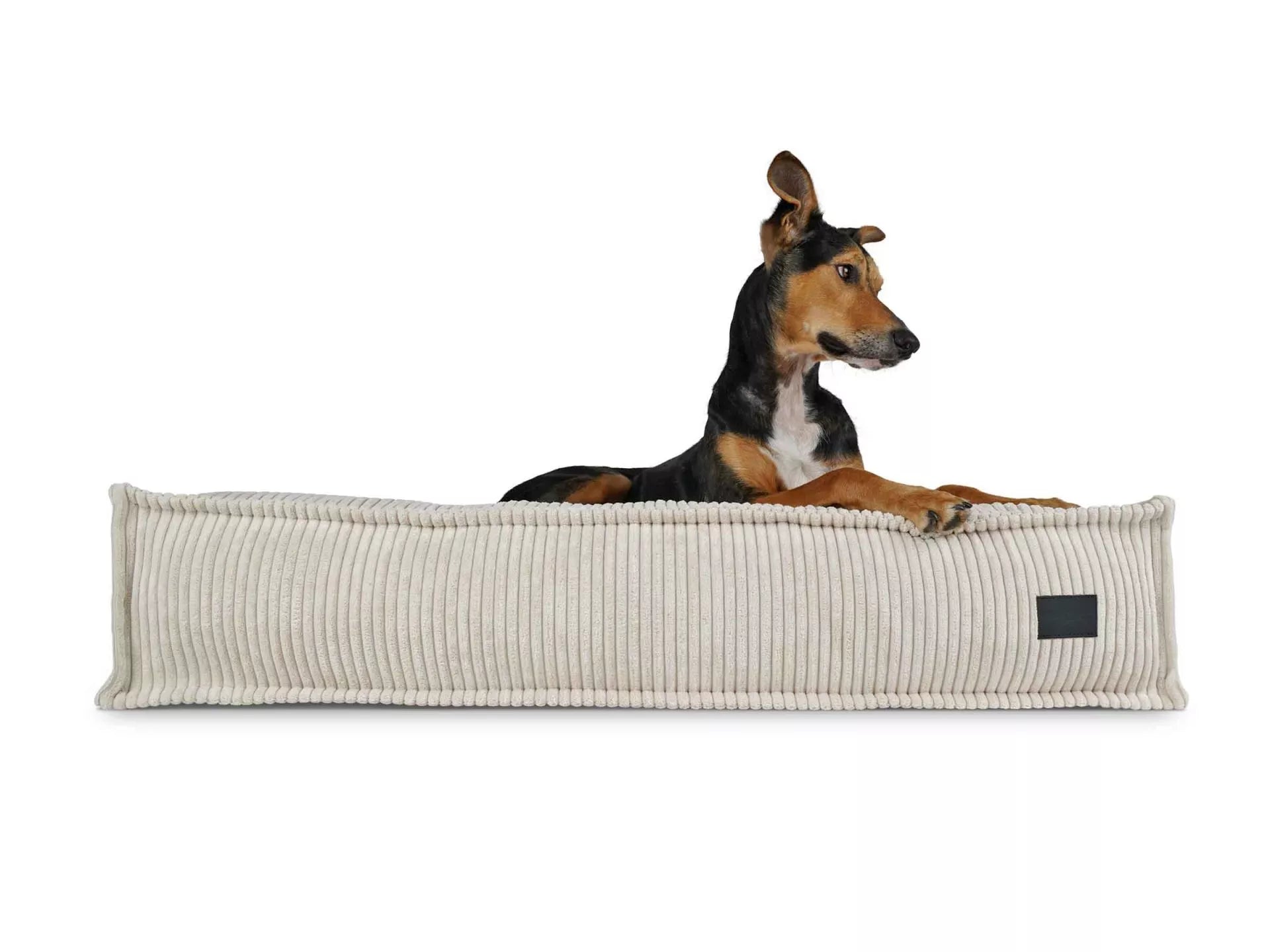 mypado Flow Cord Hundekissen Visco 100x70 cm - Creme