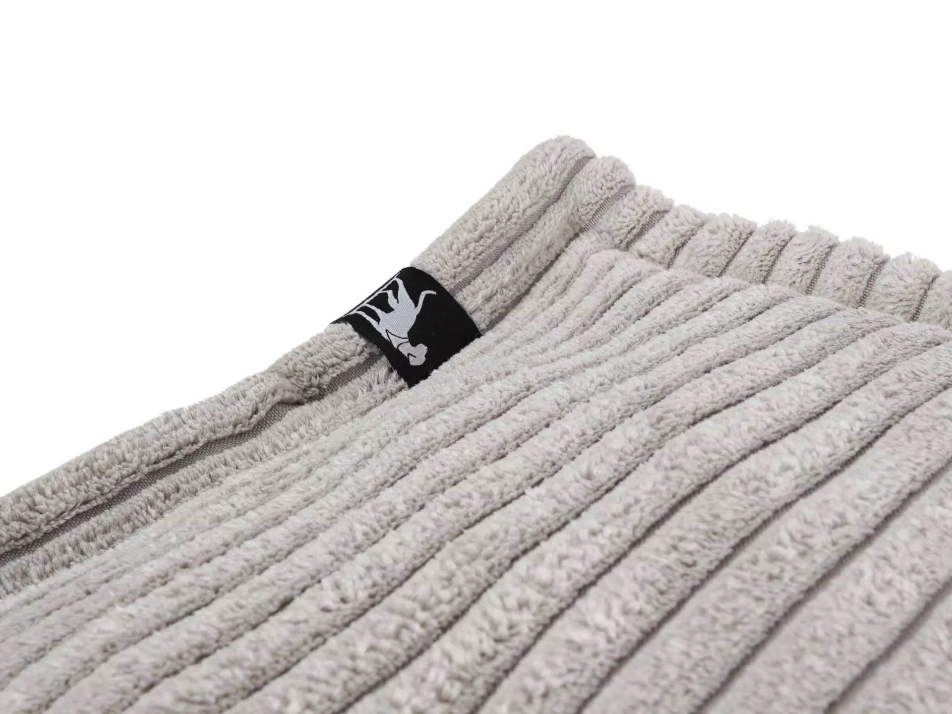 mypado Flow Cord Hundekissen 120x80 cm - Silber