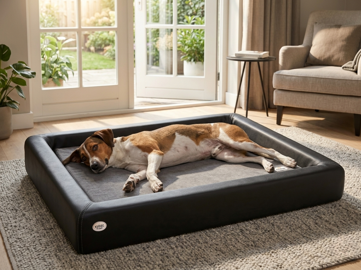 Orthopädisch-Plus Bundle | KUDDE Hundebett + Mumin Einlage Alltid
