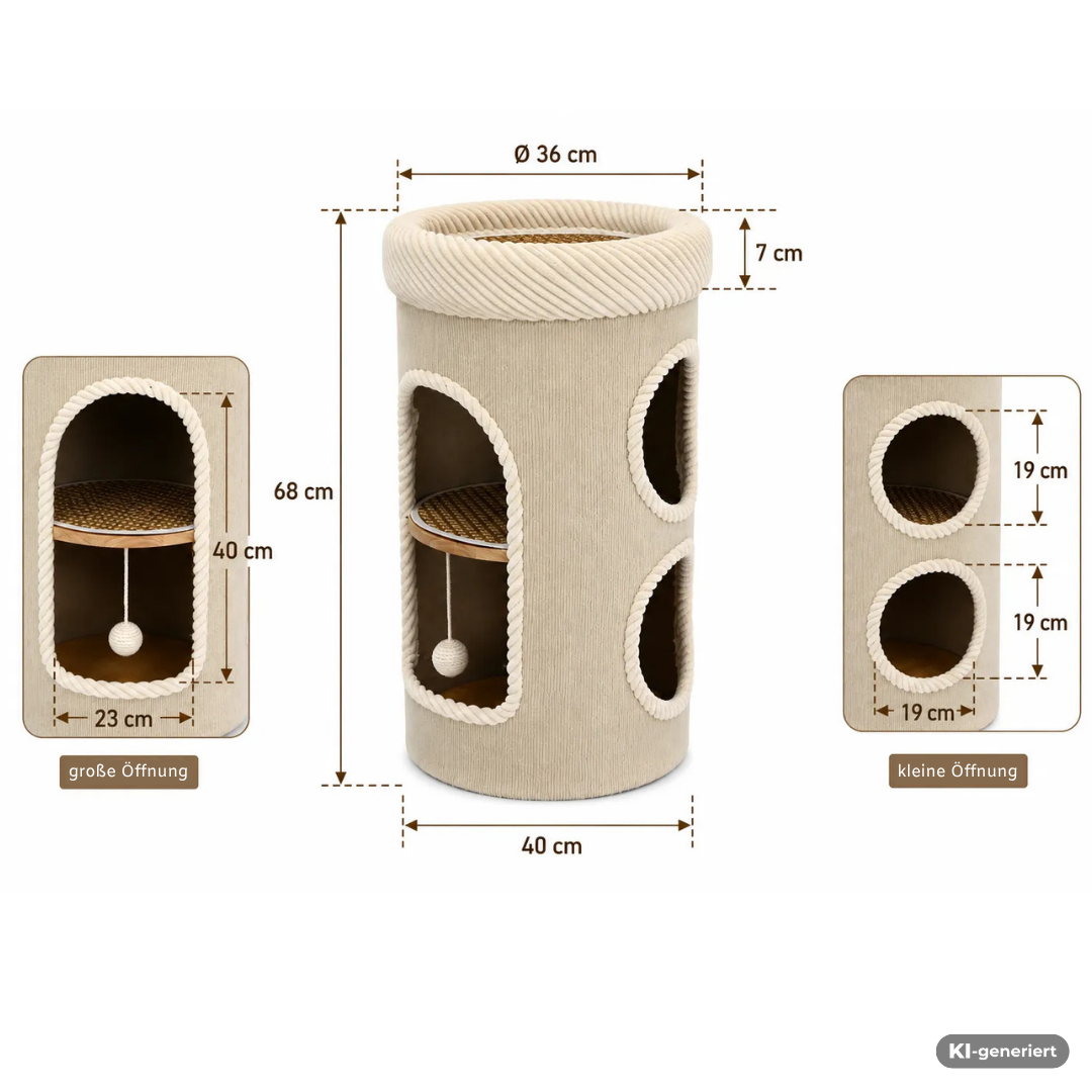 Kunert COCO Kratzbaum Premium - 68x40 cm