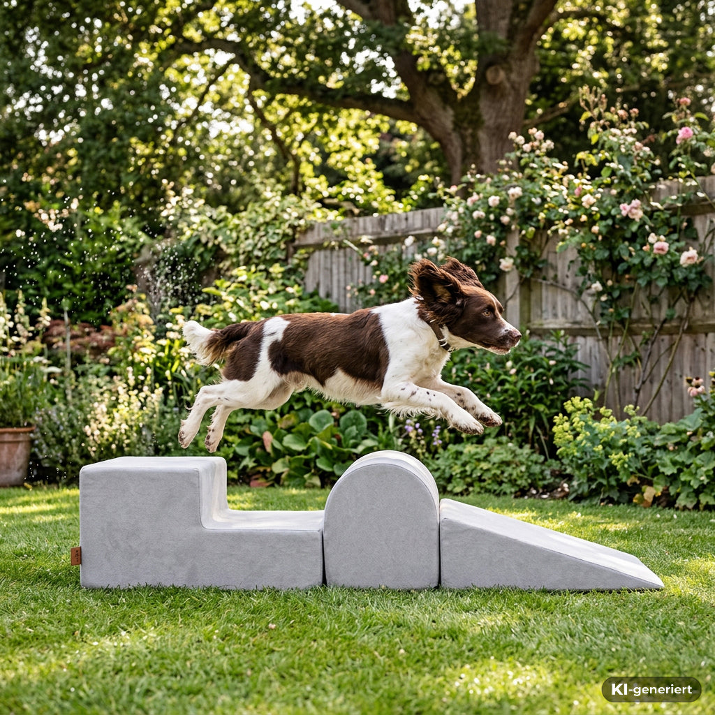 Outdoor Hunde-Trainingsparcours - 3 Elemente für Hunde