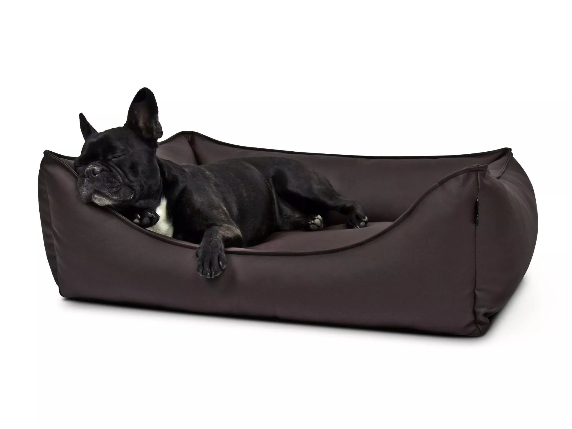 mypado Dreamer Kunstleder Hundebett 90x70 cm - Braun