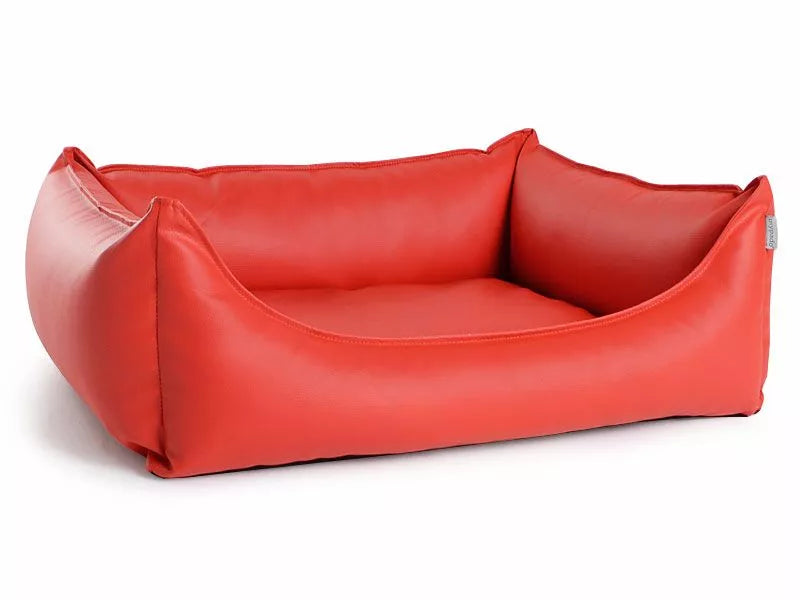 mypado Dreamer Kunstleder Hundebett 130x110 cm Visco - Rot