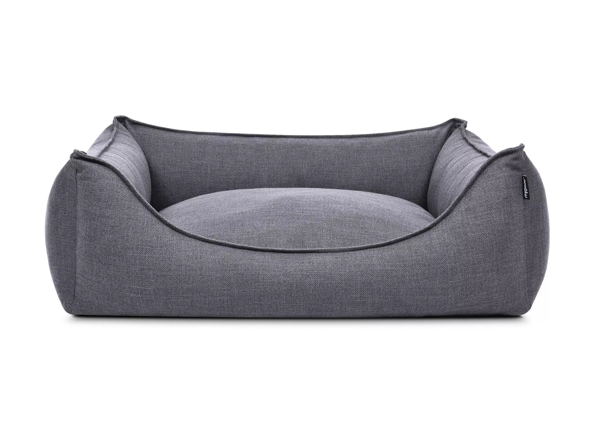 mypado Dreamer Structure Hundebett 110x90 cm - Anthrazitgrau