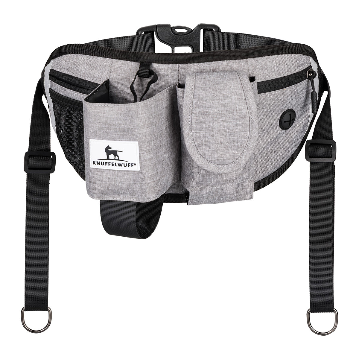 Knuffelwuff Joggingtasche Bunbury mit Bungee-Leine und praktischen Fächern