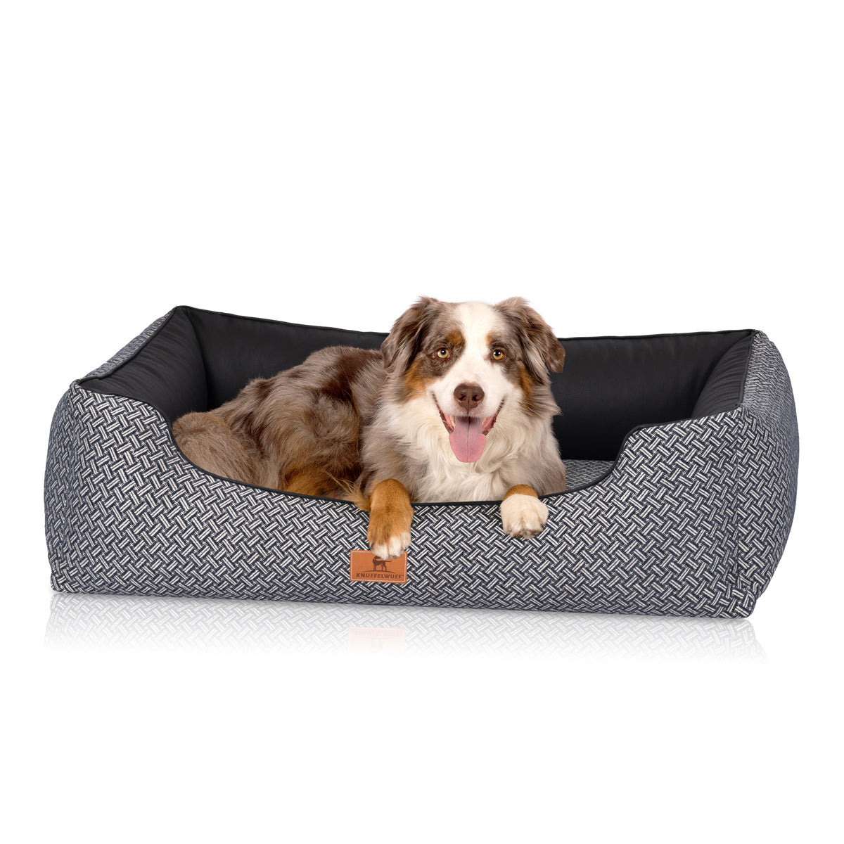Knuffelwuff Design-Hundebett Sanford Schwarz XXXL