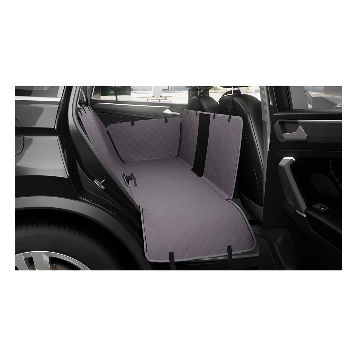 Knuffelwuff universal AutoSchondecke Teito für die Rückbank 137x148cm – 137 x 148 cm (Ansicht 4)