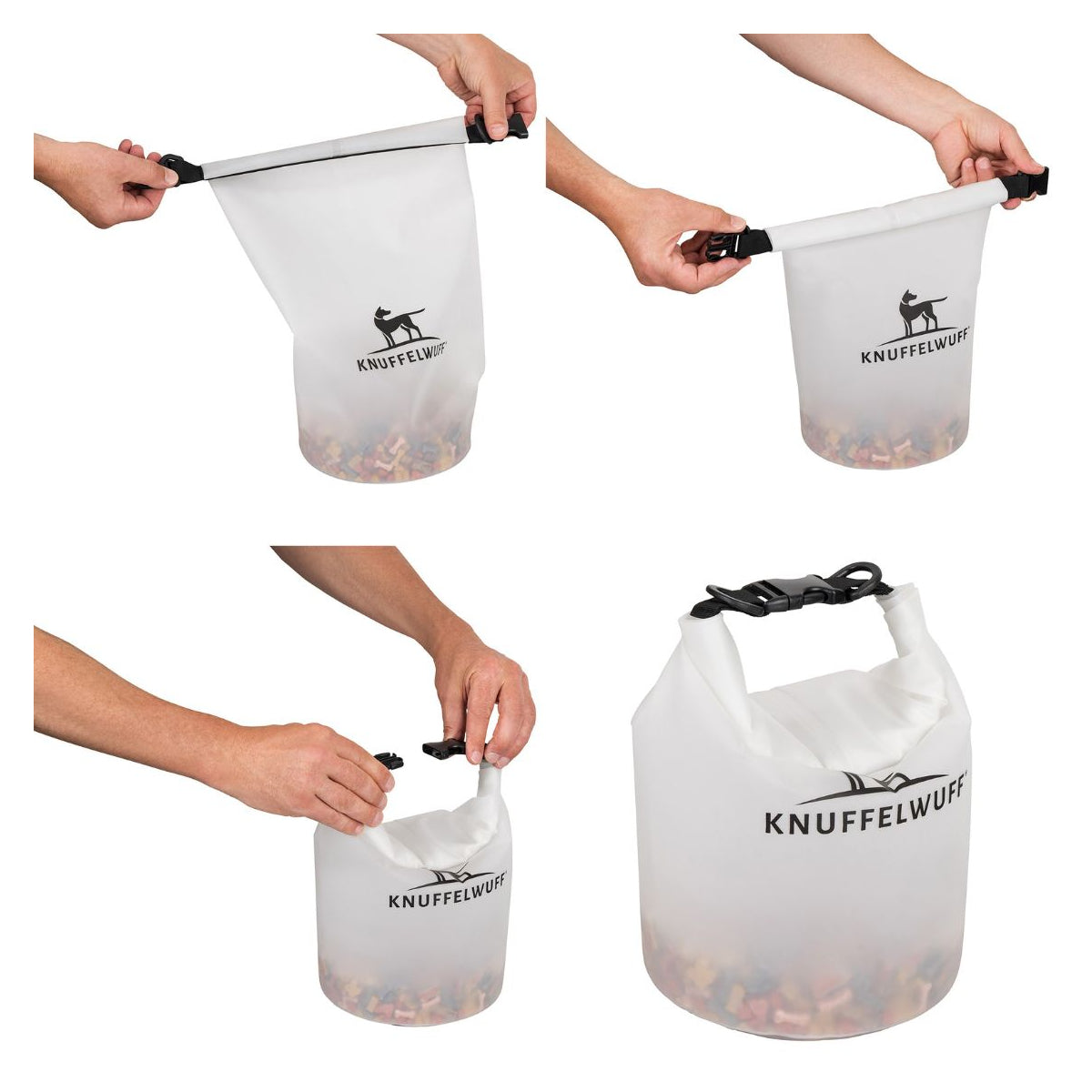 Knuffelwuff wasserabweisender Reisefuttersack Bendigo aus TPU