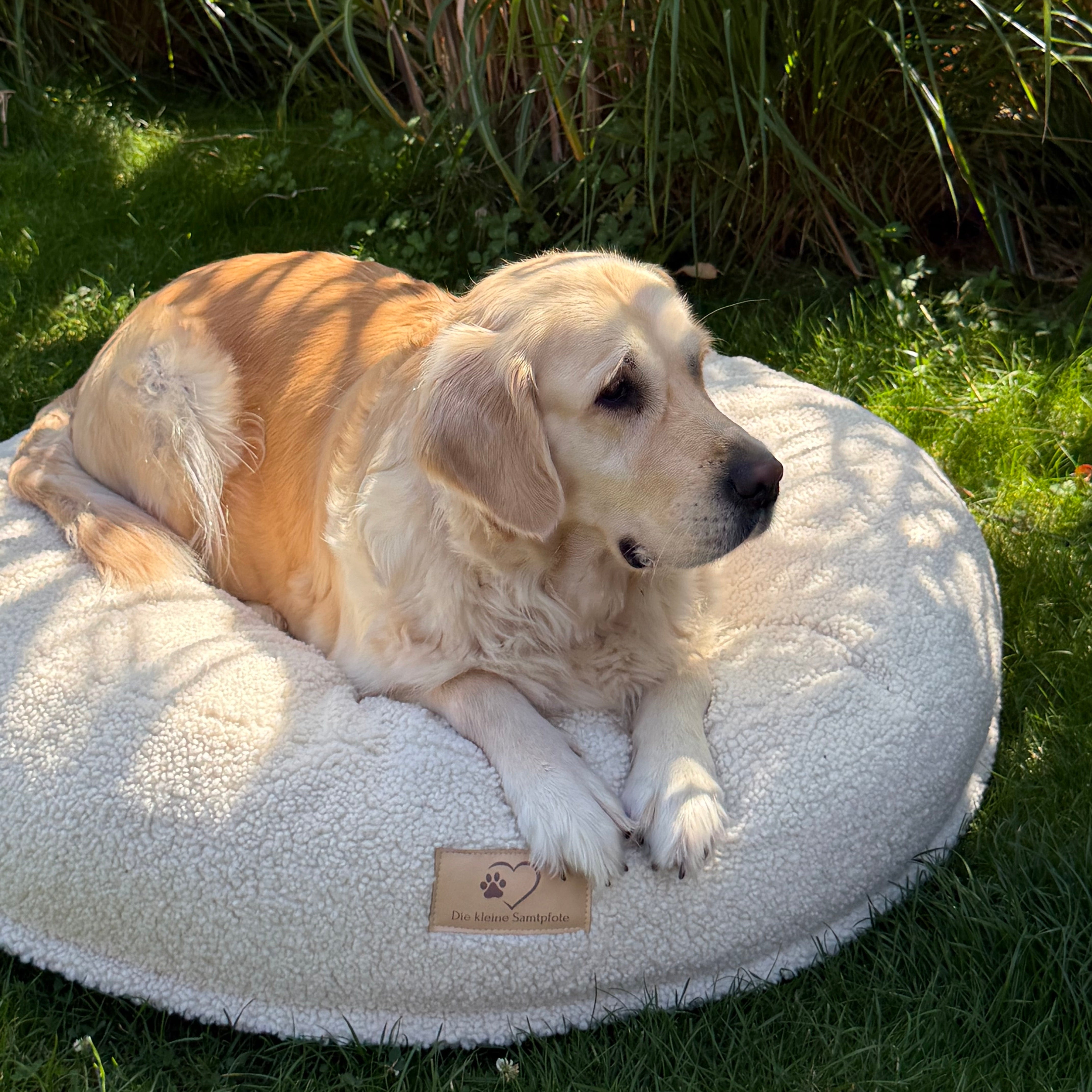 Samtpfote orthopädisches Hundekissen Donut Teddy