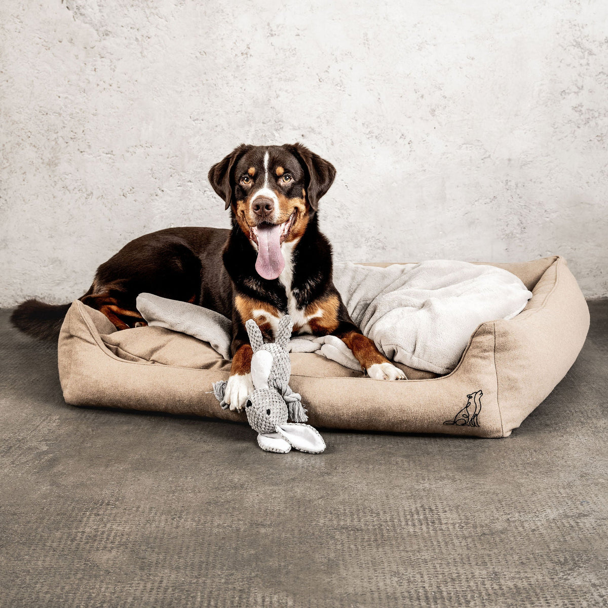 MOUNTAINDOG Hundespielzeug Hase Theo