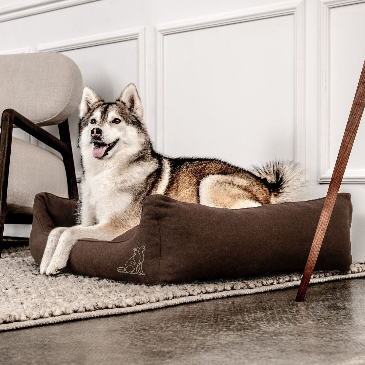 MOUNTAINDOG Hundebett Belle Dunkelbraun