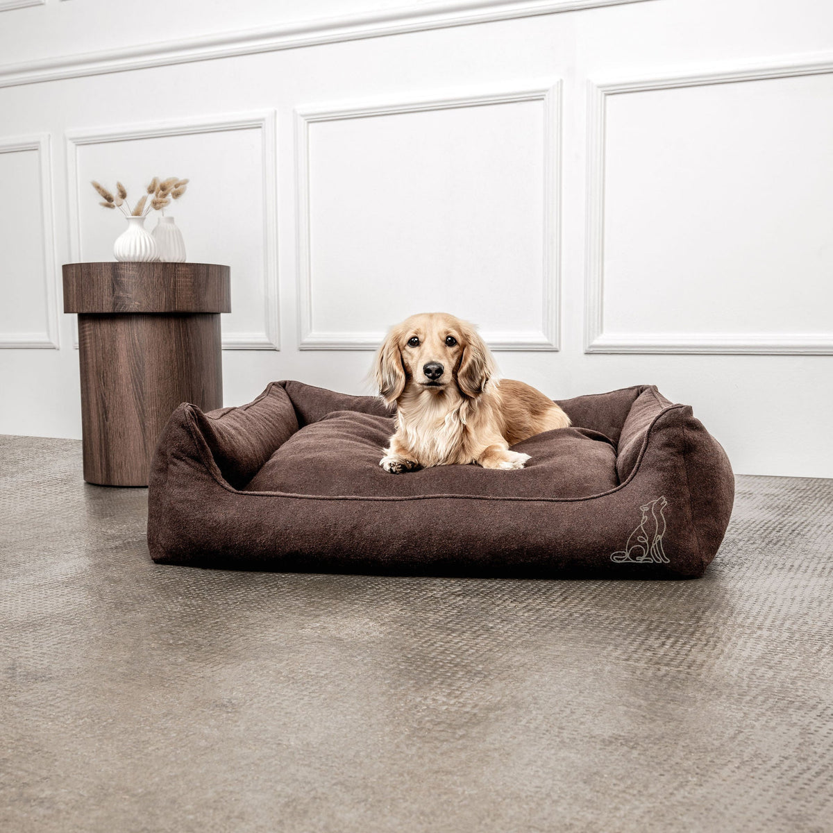 MOUNTAINDOG Hundebett Belle Dunkelbraun