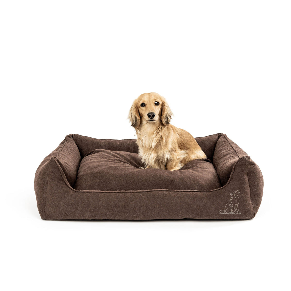MOUNTAINDOG Hundebett Belle Dunkelbraun