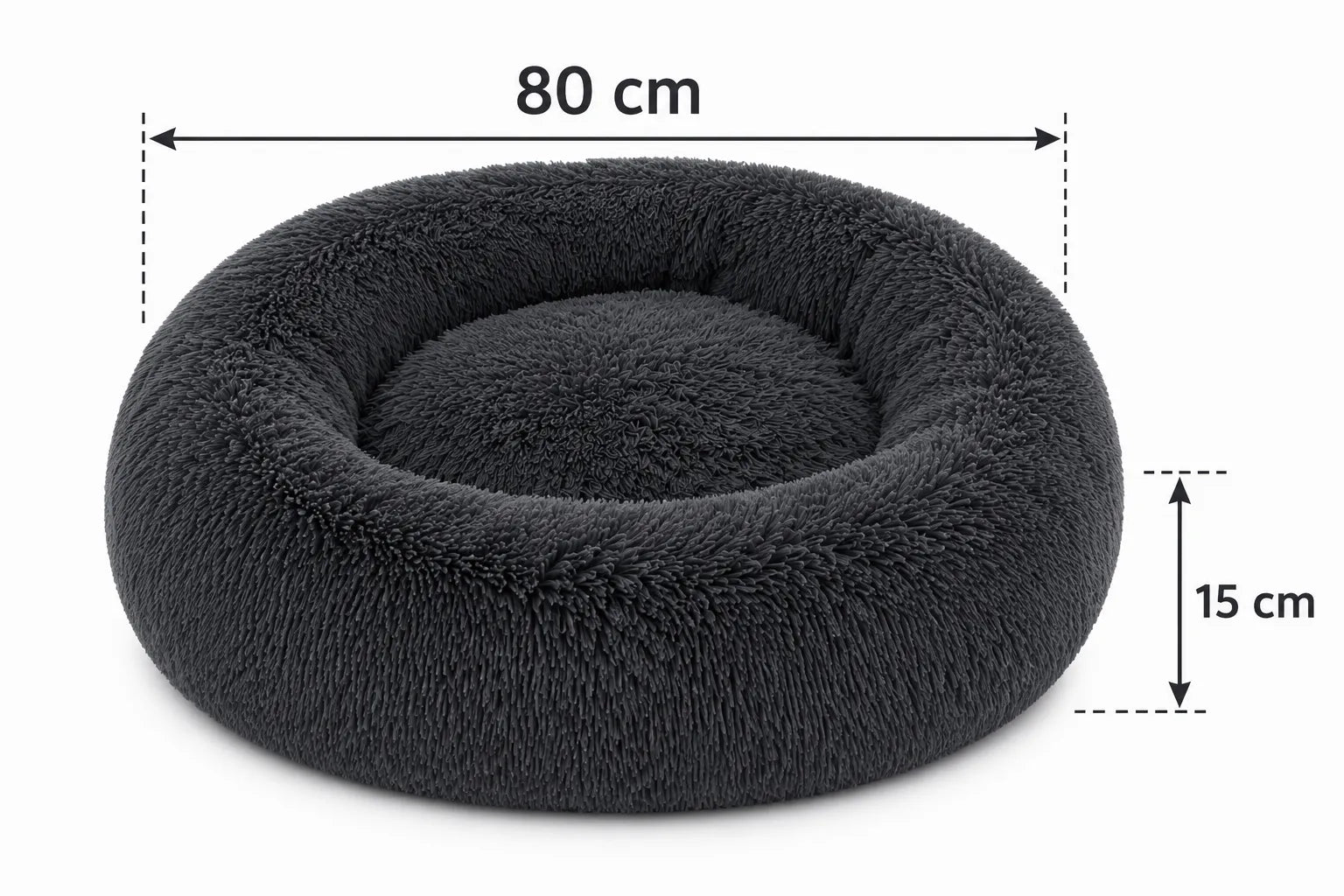 Kunert weiches Donut Hunde- und Katzenbett