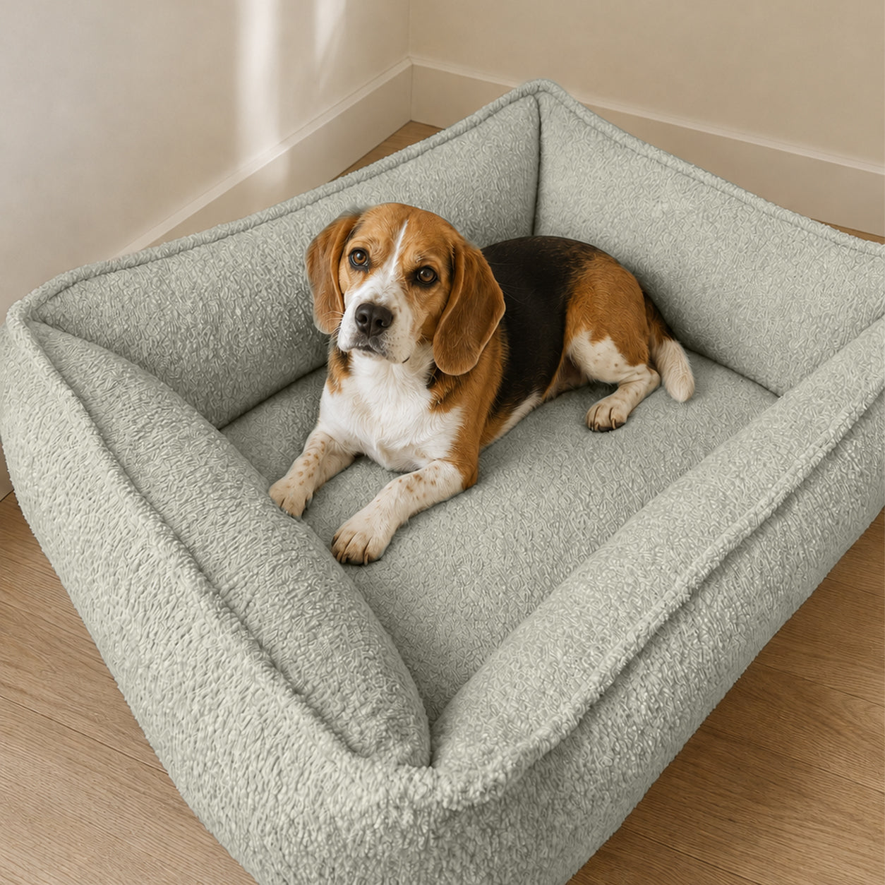 Die kleine Samtpfote Hundebett Boucle Bloster