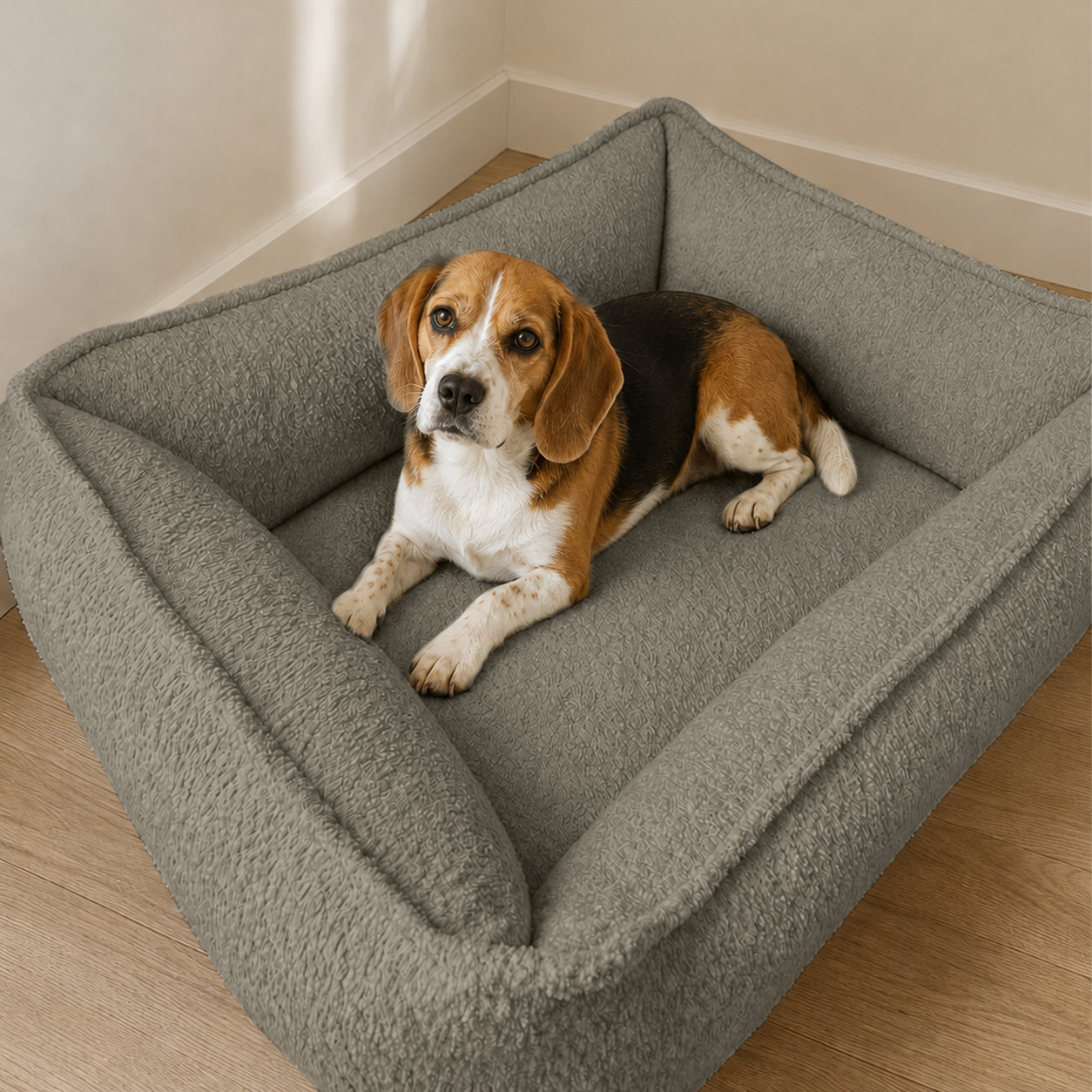 Die kleine Samtpfote Hundebett Boucle Bloster