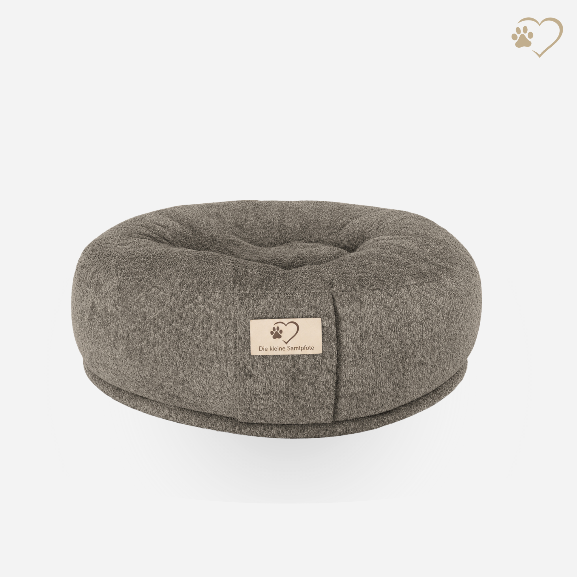 Samtpfote orthopädisches Hundekissen Donut Bouclé