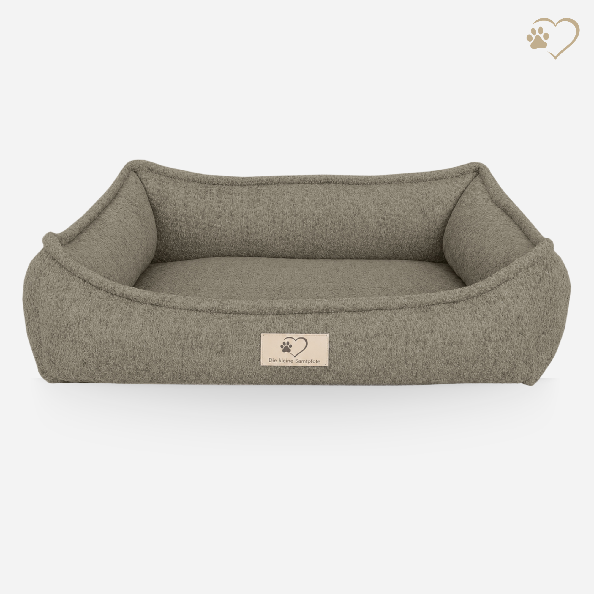Samtpfote orthopädisches Hundebett Bouclé