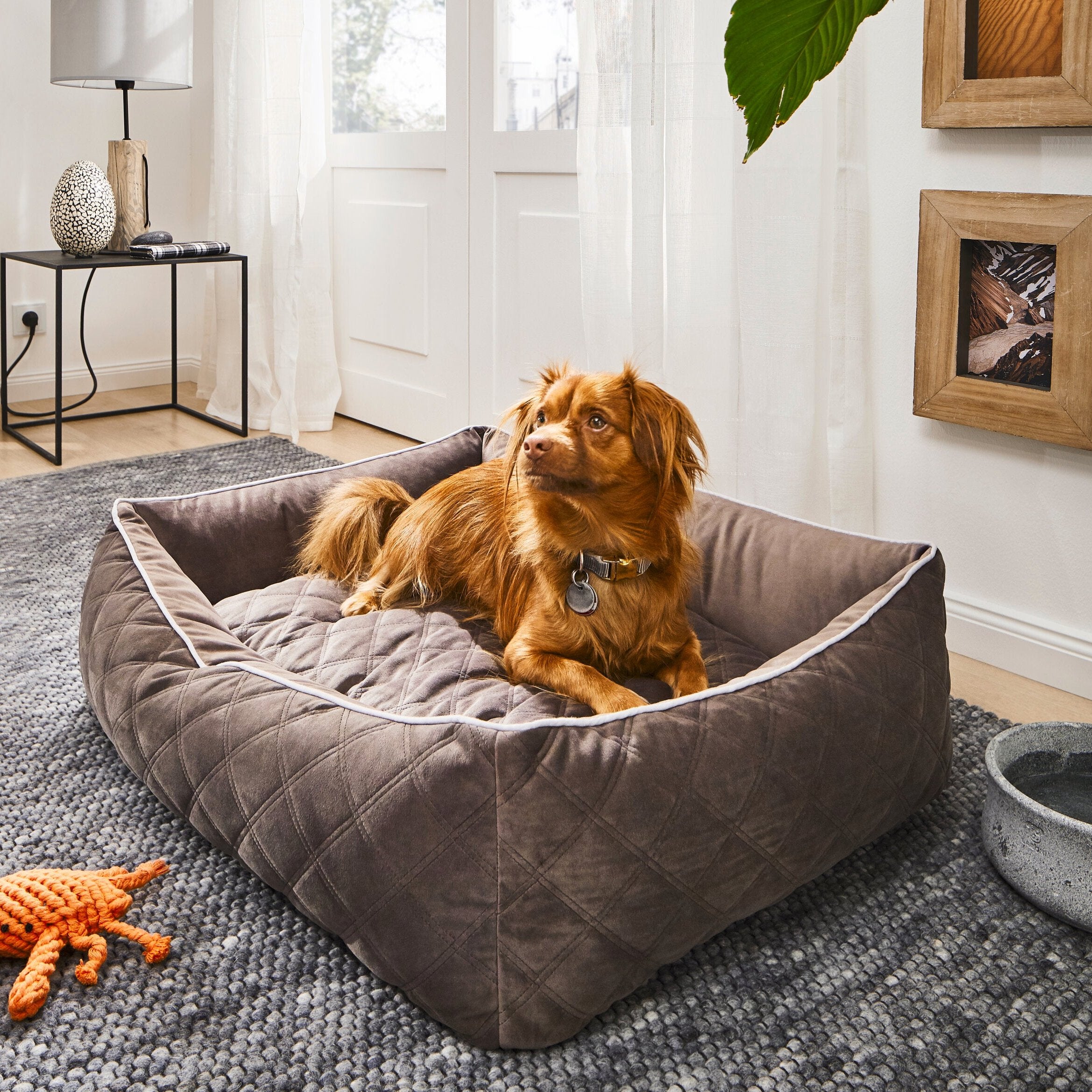 Laboni Hundebett OXFORD - Taupe