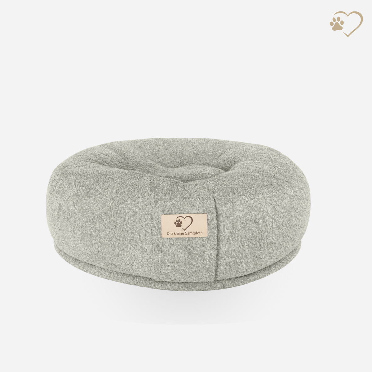 Samtpfote orthopädisches Hundekissen Donut Bouclé