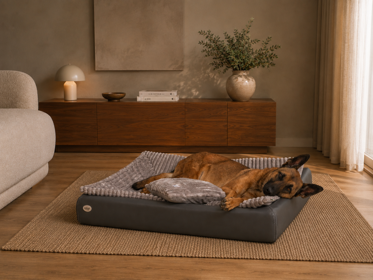 All-In Relax Bundle | KUDDE Hundebett + Einlage & Kissen