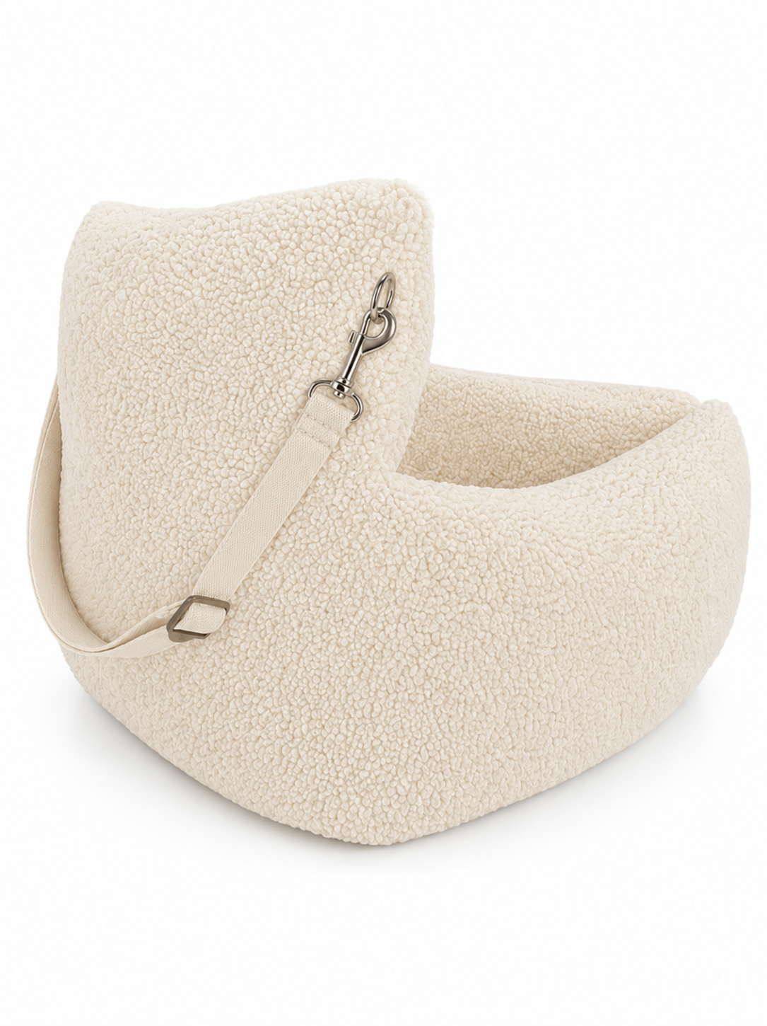 Samtpfote 2-in-1 Hunde Transportbox/-tasche für Autositz Teddy - 45x50x45cm
