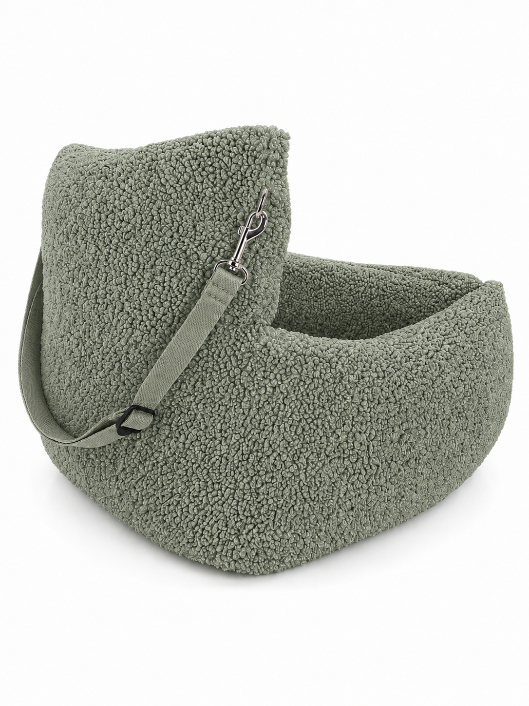 Samtpfote 2-in-1 Hunde Transportbox/-tasche für Autositz Teddy - 45x50x45cm