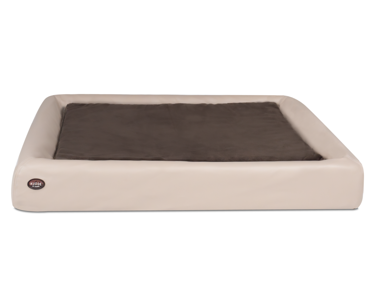 Hundebett KUDDE Kunstleder – moon – XXL (117 x 150 cm) – Special
