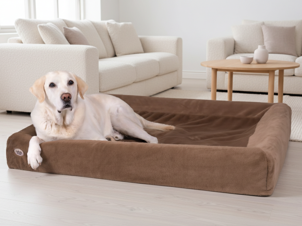 Hundebett KUDDE Kuschelfell (vegan)