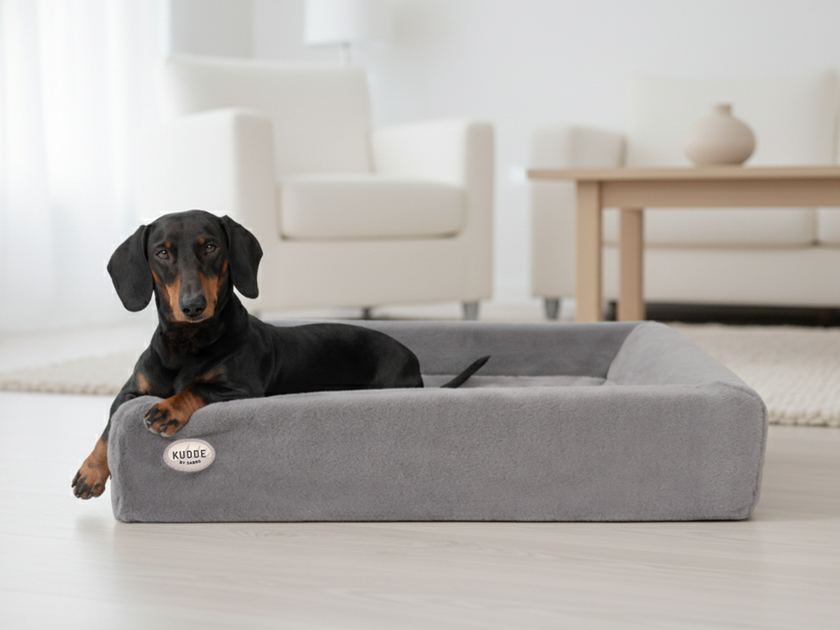 Hundebett KUDDE Kuschelfell (vegan)