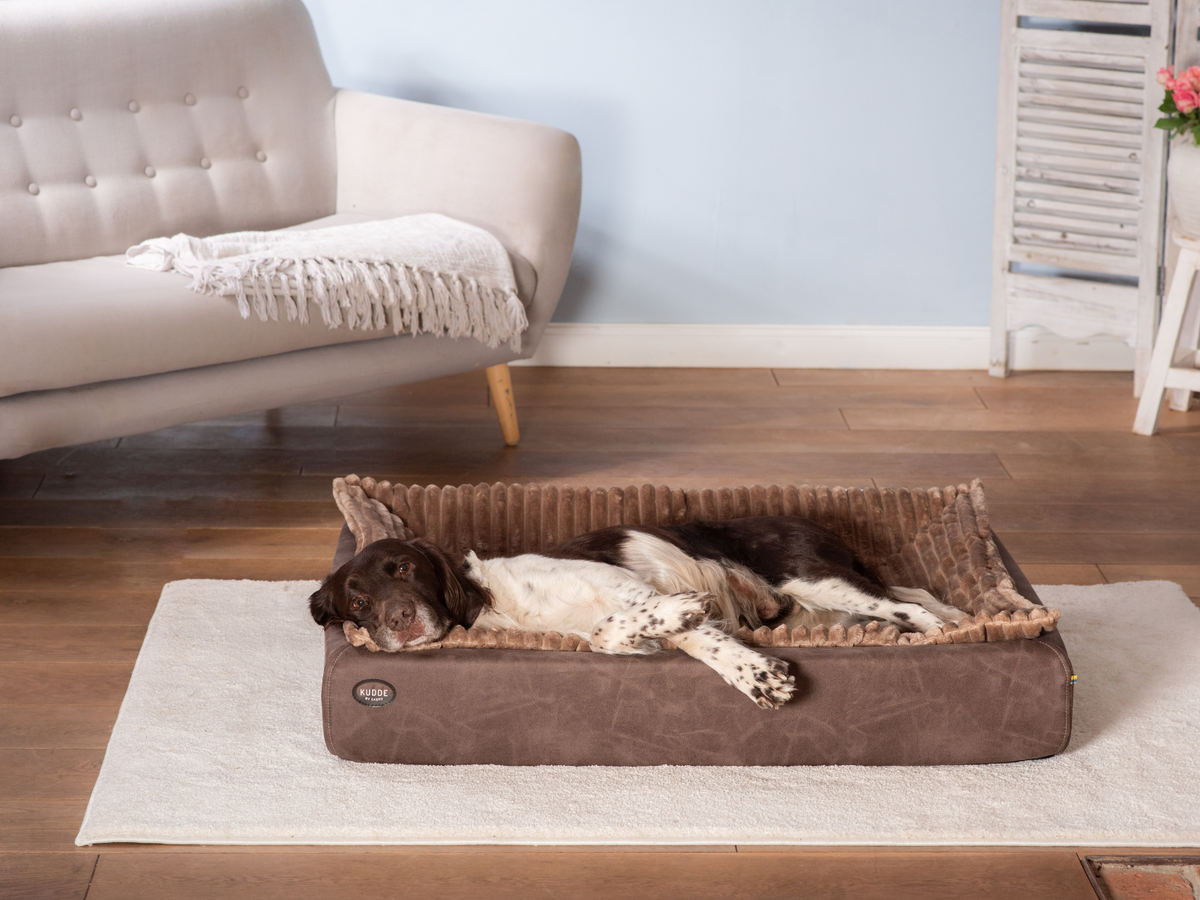 Hundebett KUDDE veganes Wildleder (weitere Ansicht)