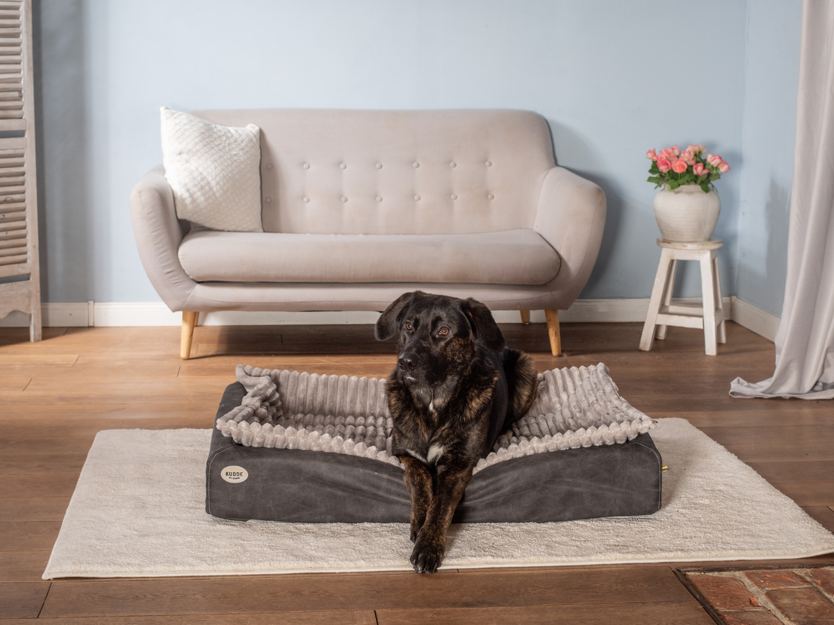 Hundebett KUDDE veganes Wildleder (weitere Ansicht)