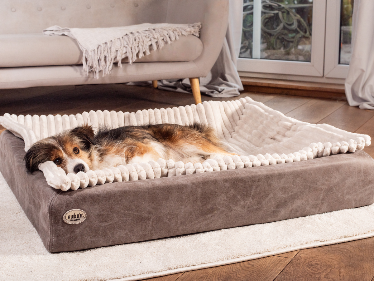 Hundebett KUDDE veganes Wildleder (weitere Ansicht)