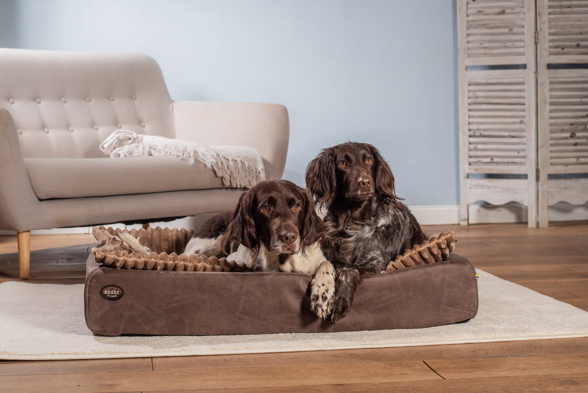 Hundebett KUDDE veganes Wildleder (weitere Ansicht)