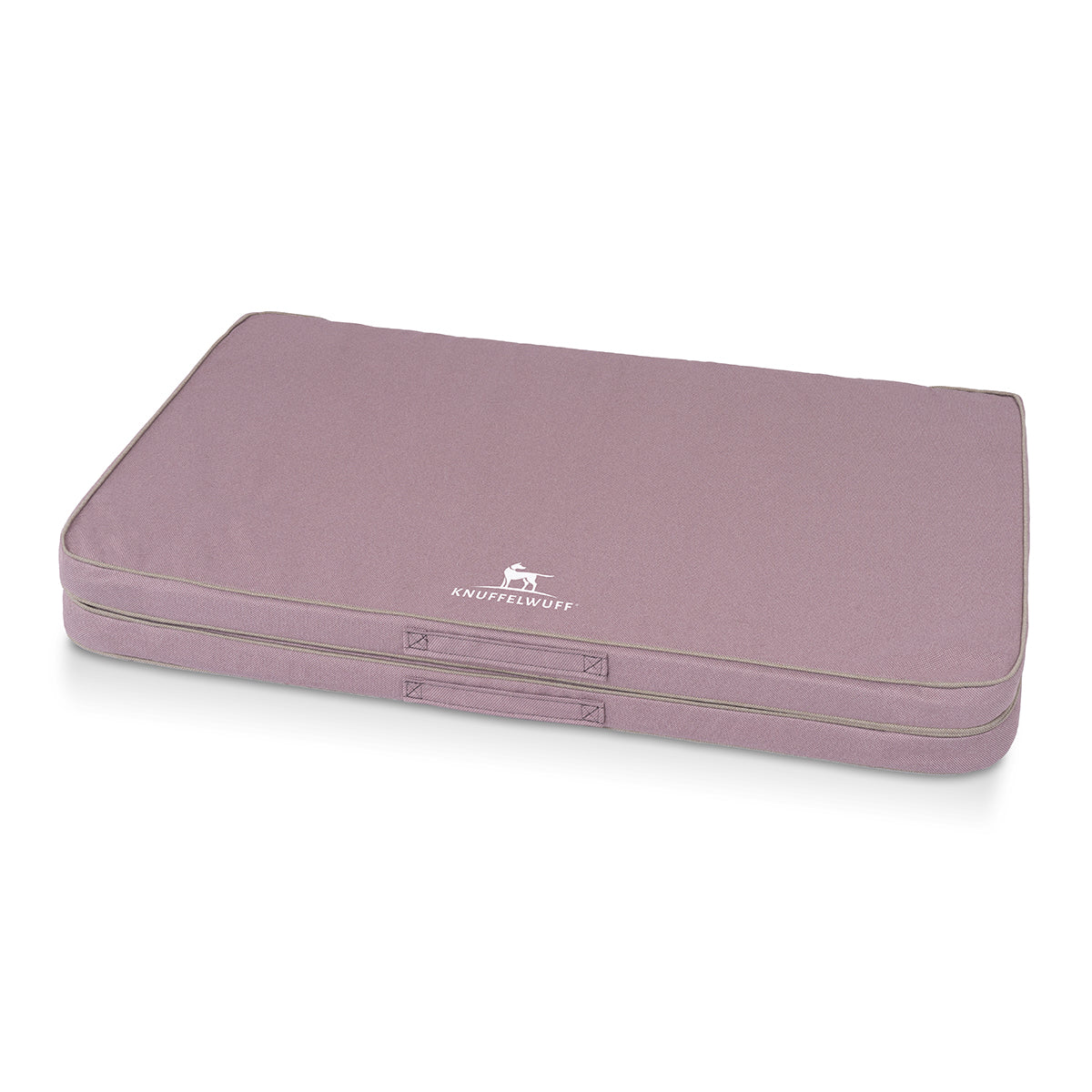 Faltbare Reisematte Orthopädisch Tacoma aus Velours mit Handwebcharakter Rosa M-L 100 x 80cm