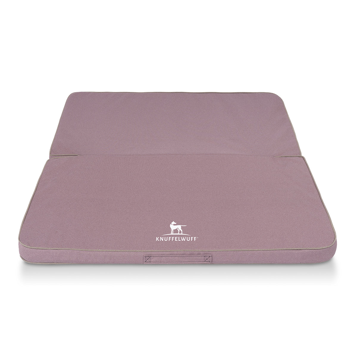 Faltbare Reisematte Orthopädisch Tacoma aus Velours mit Handwebcharakter Rosa XXL 140 x 120cm