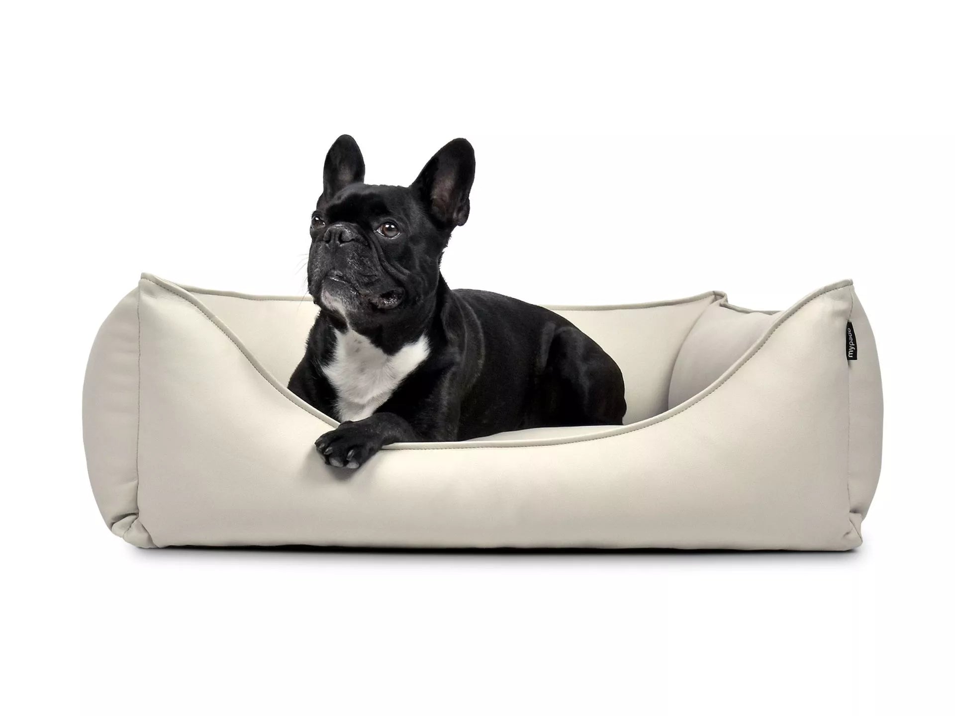 mypado Dreamer Kunstleder Hundebett 110x90 cm - creme