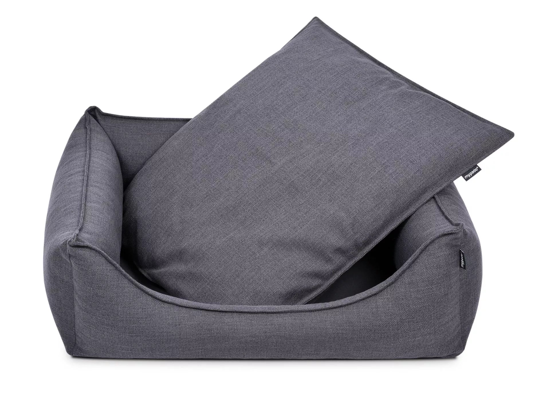 mypado Dreamer Structure Hundebett 130x110 cm Visko - Anthrazitgrau