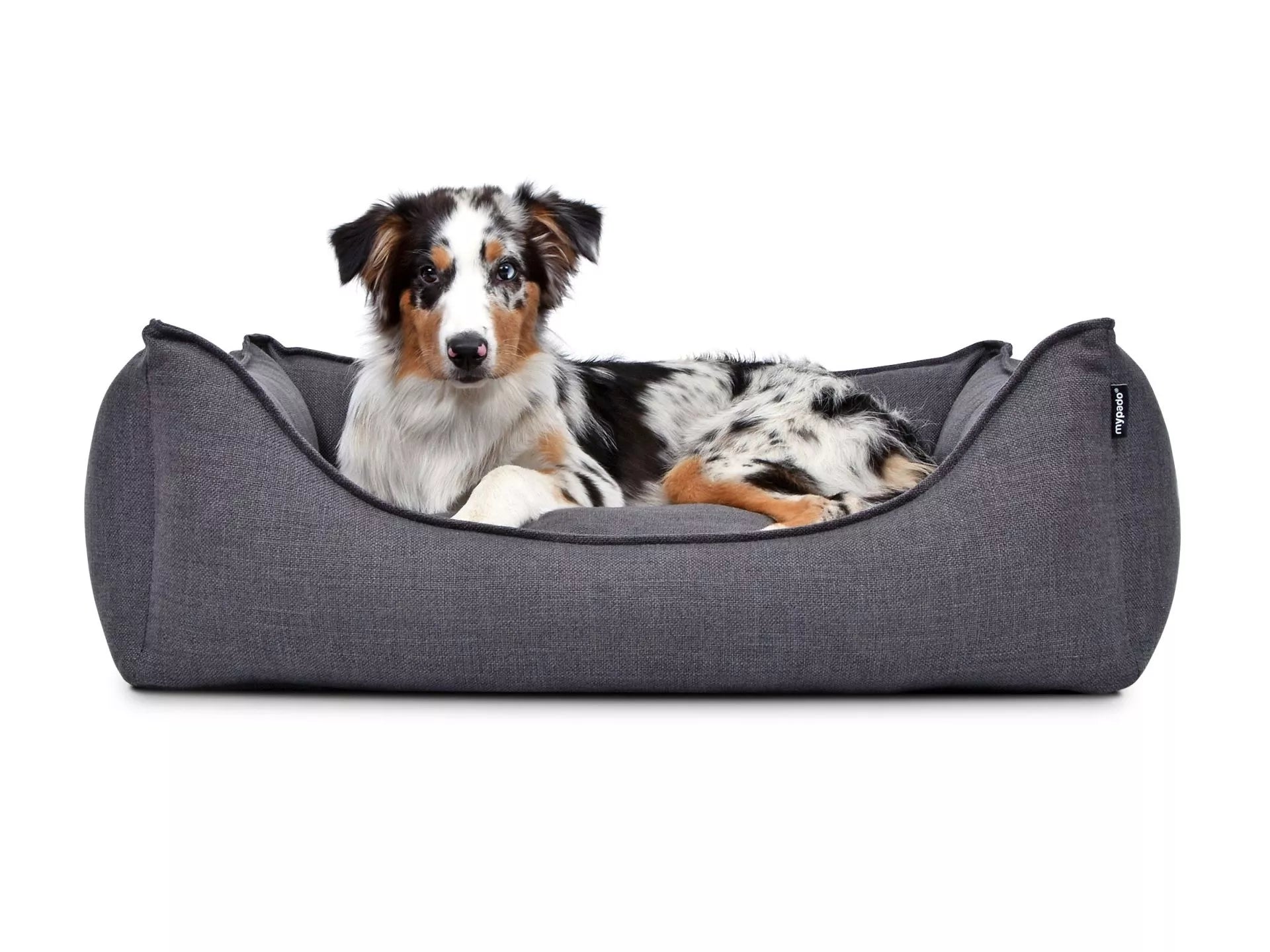 mypado Dreamer Structure Hundebett 130x110 cm Visko - Anthrazitgrau